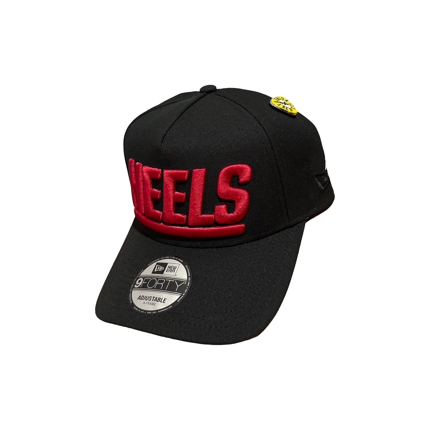 BLACK RED HEELS NEW ERA 4TH ROPE SNAPBACK (OSFM) “LIMITED EARLY RELEASE”