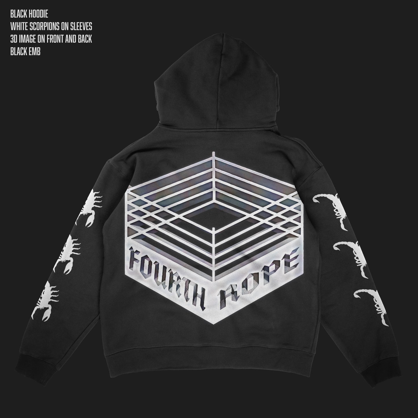 HEELS HAVE EYES 1YR ANNIVERSARY 3D HOODIE 🔥🔥🔥 NOT OVERSIZED