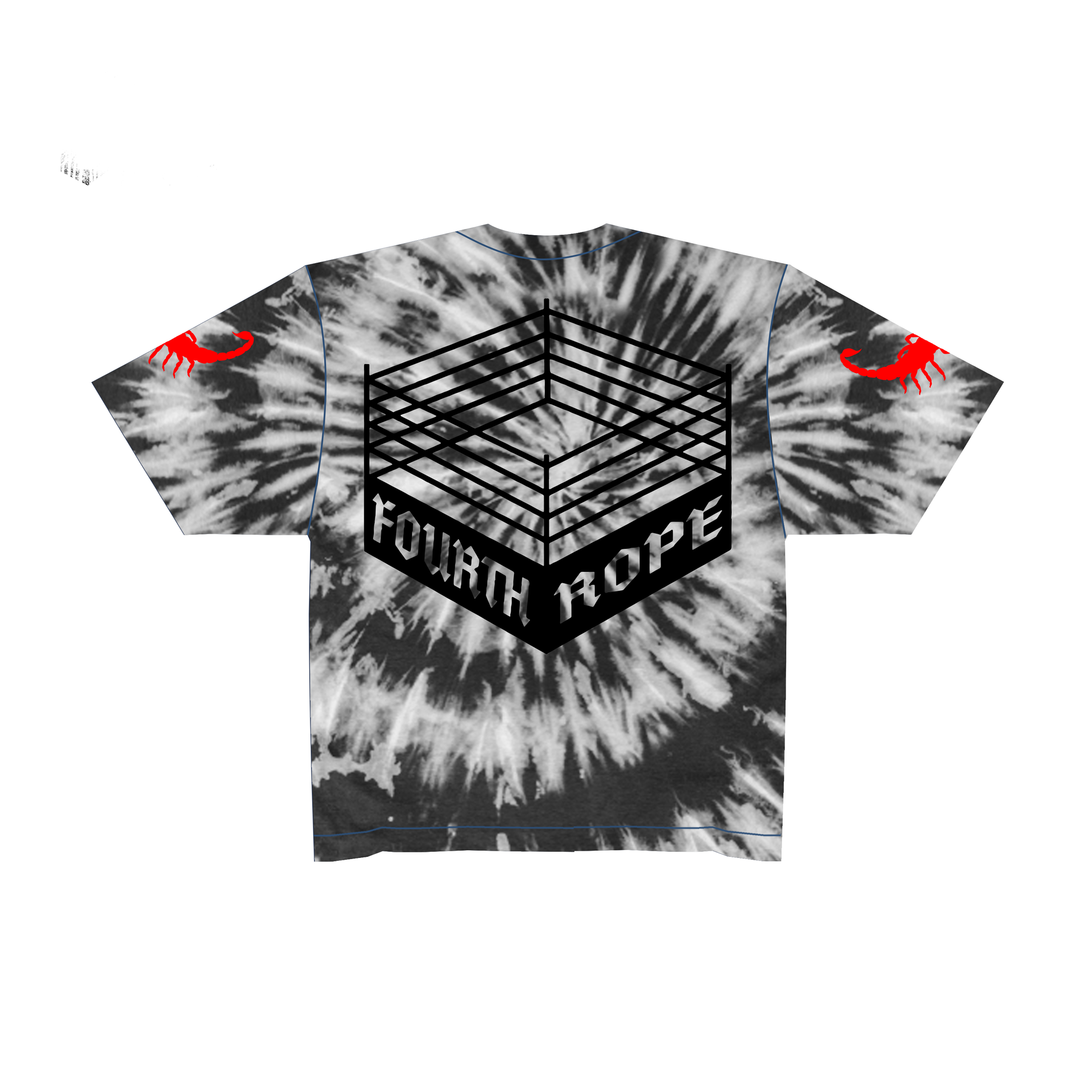 GREY TIE DYE SUPER LUGER T-SHIRT (OVERSIZED)