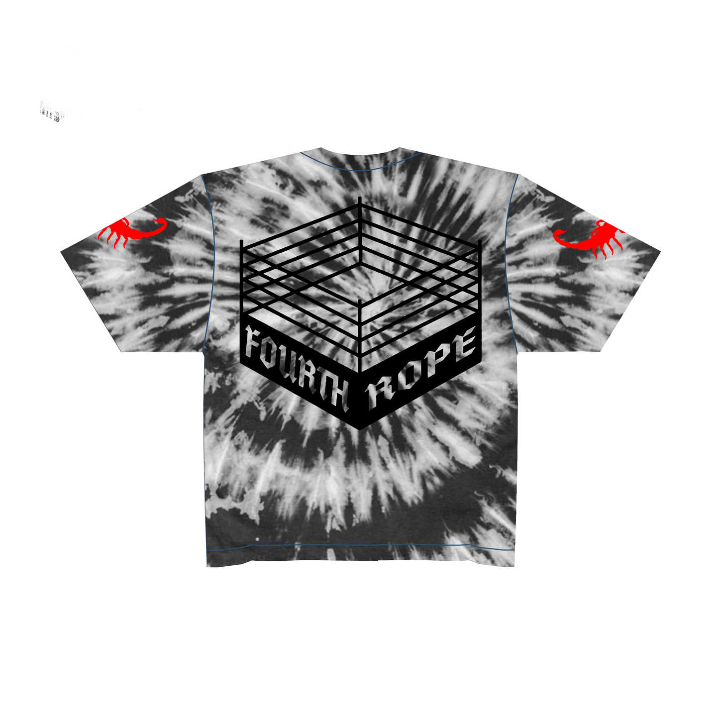 GREY TIE DYE SUPER LUGER T-SHIRT (OVERSIZED)